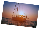 Sailboat against Sunset